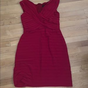 Red cocktail dress